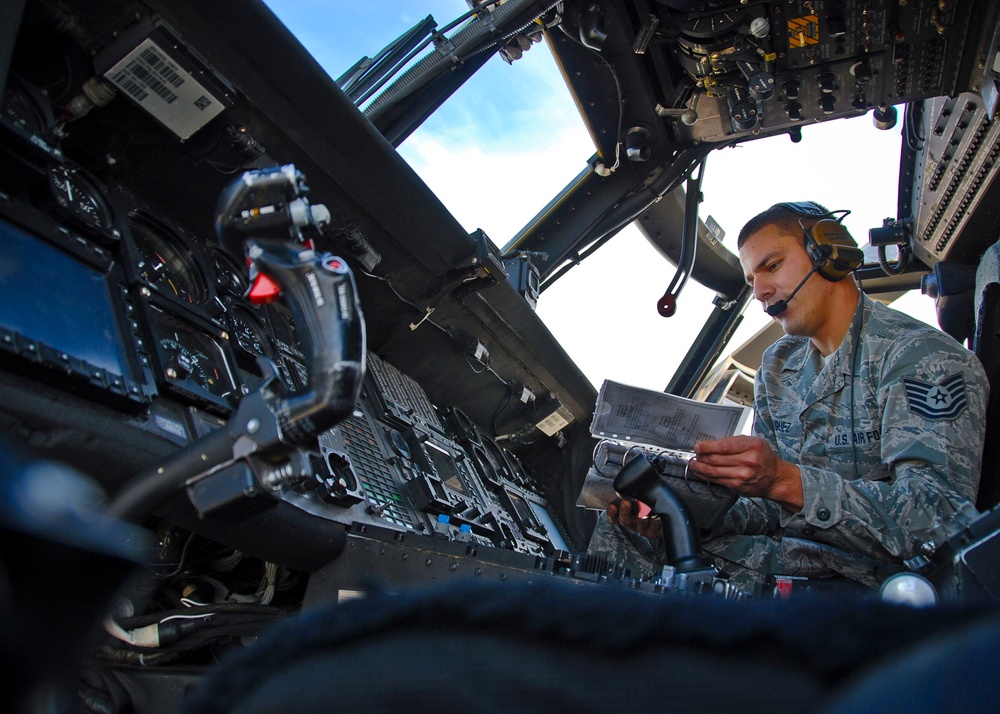 Engine troop: Tech. Sgt. Dominguez