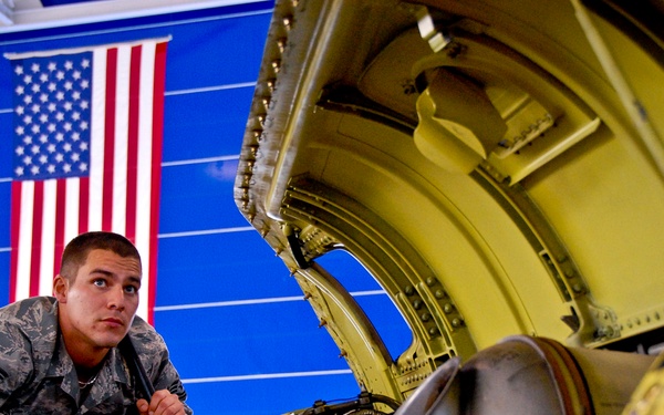 Engine troop: Tech. Sgt. Dominguez