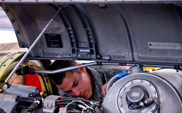Engine troop: Tech. Sgt. Dominguez