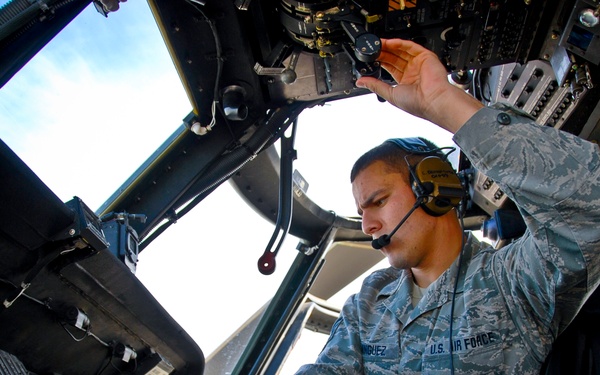 Engine troop: Tech. Sgt. Dominguez
