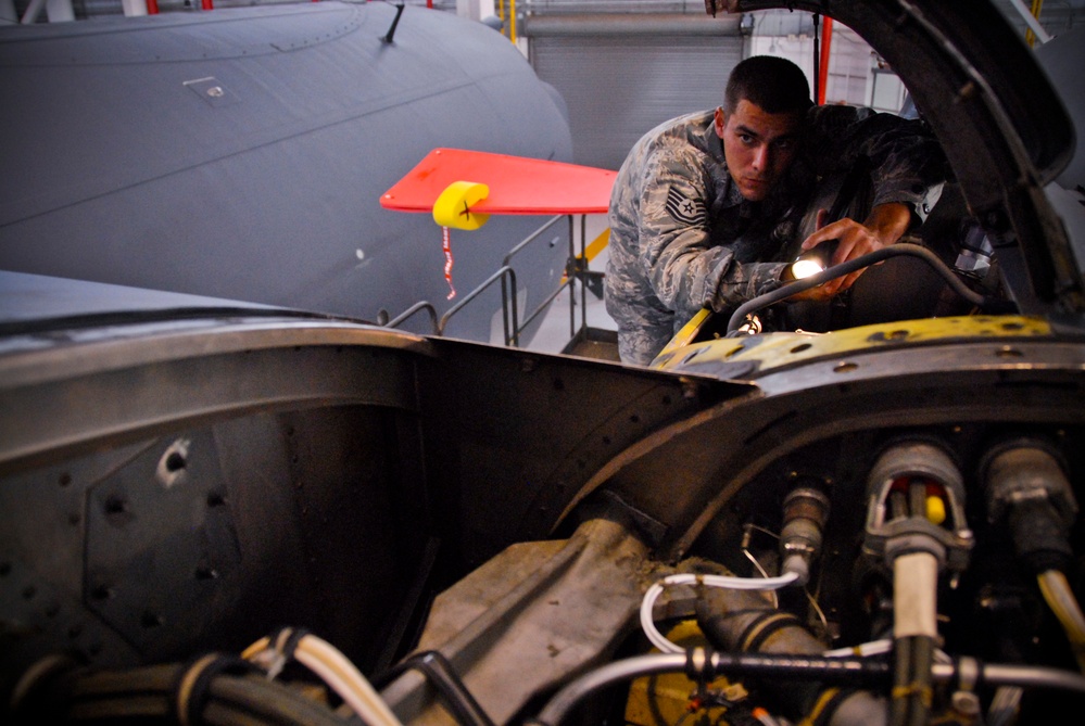 Engine troop: Tech. Sgt. Dominguez