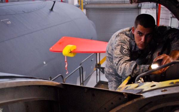 Engine troop: Tech. Sgt. Dominguez