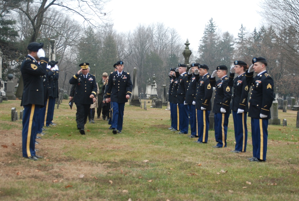 Martin Van Buren presidential wreath laying