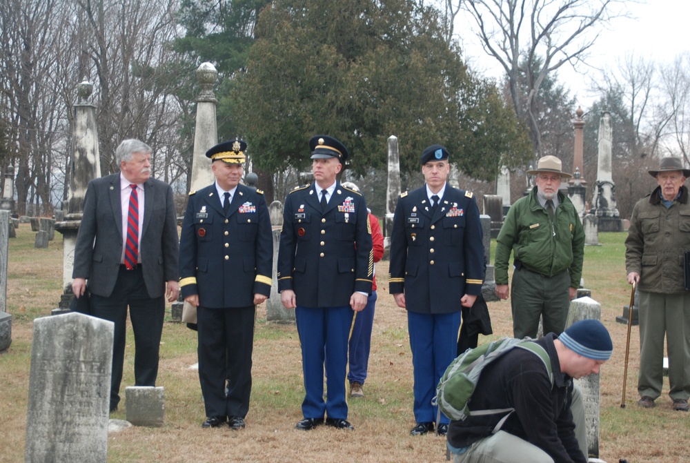 Martin Van Buren presidential wreath laying