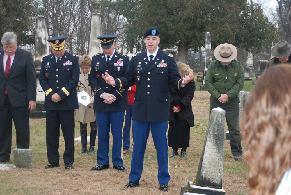 Martin Van Buren presidential wreath laying