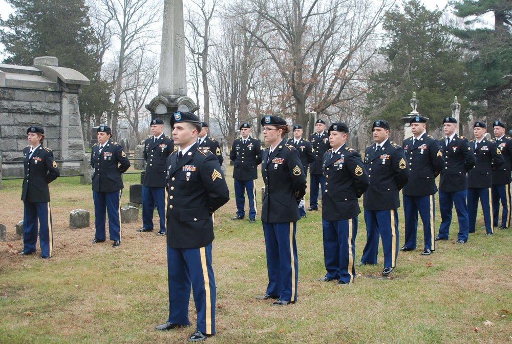 Martin Van Buren presidential wreath laying