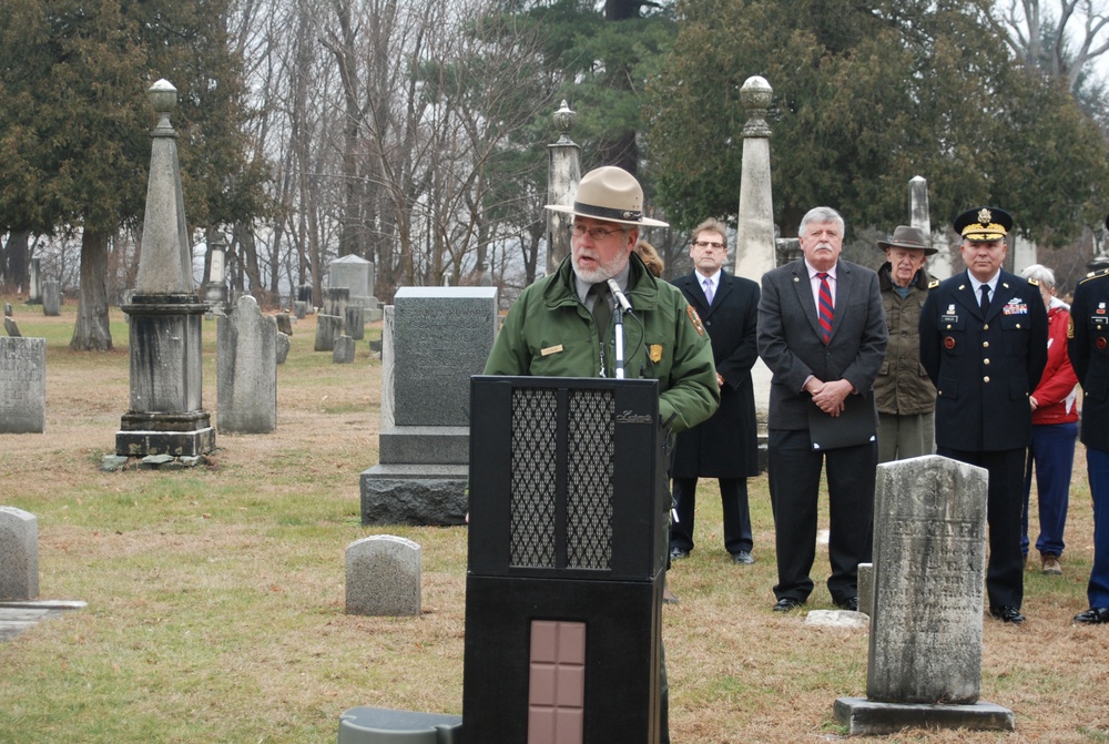 Martin Van Buren presidential wreath laying