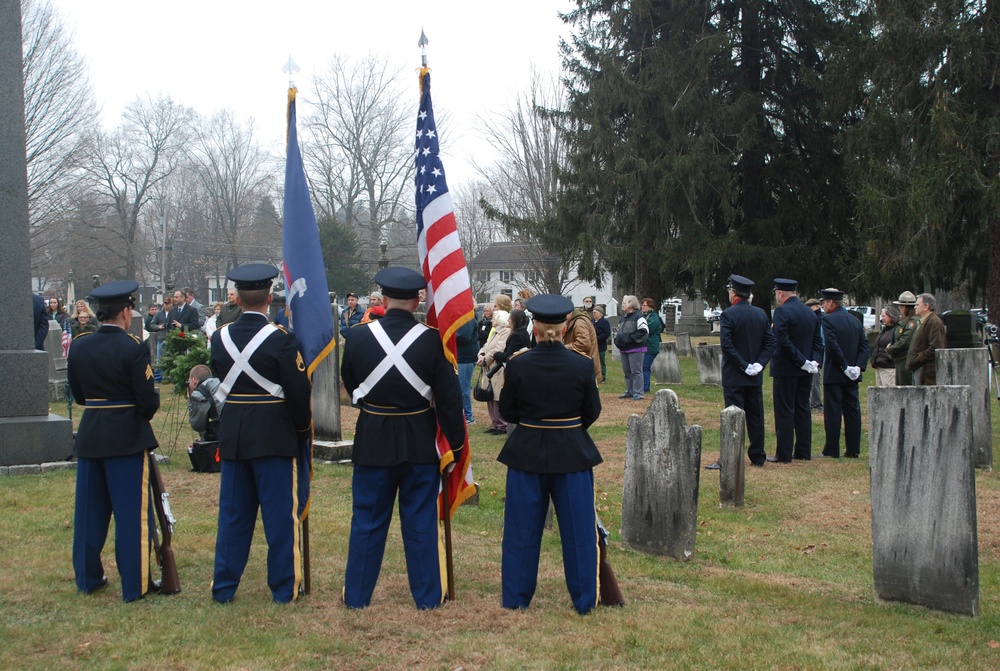 Martin Van Buren presidential wreath laying