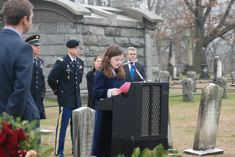 Martin Van Buren presidential wreath laying