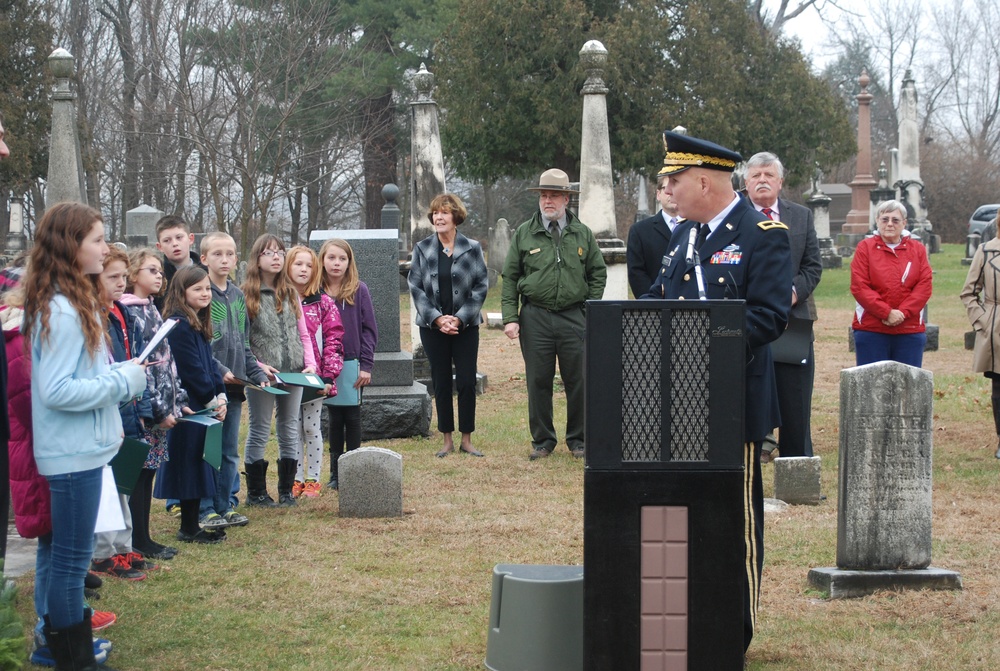 Martin Van Buren presidential wreath laying