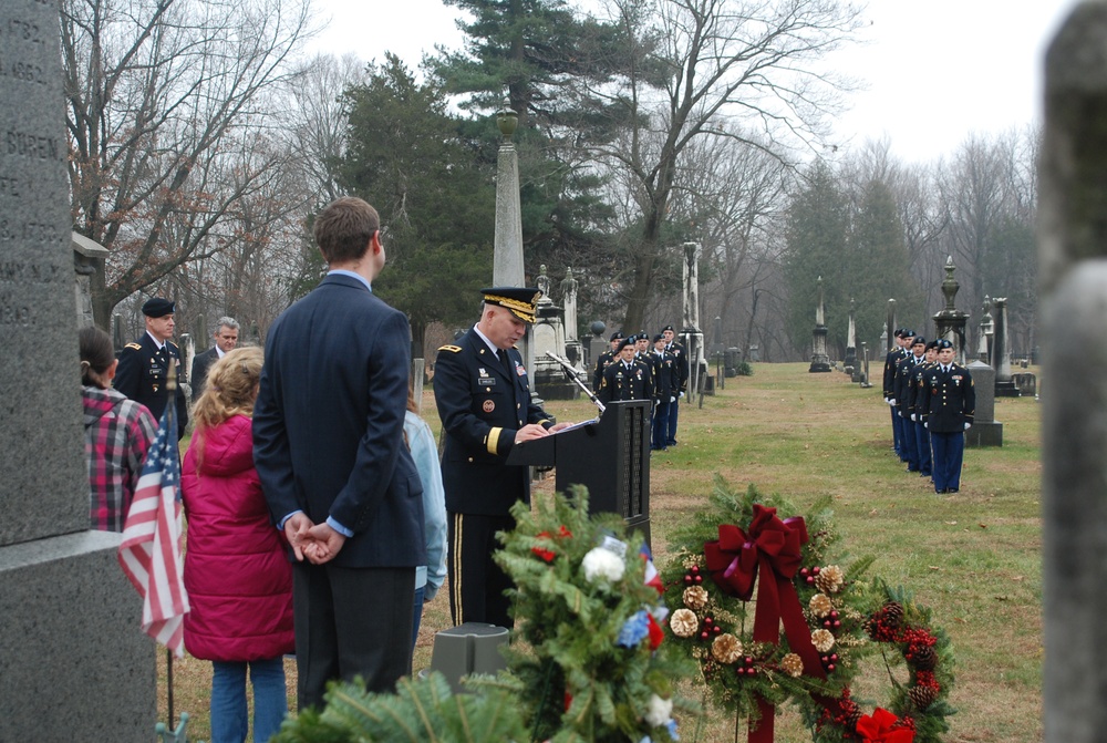 Martin Van Buren presidential wreath laying