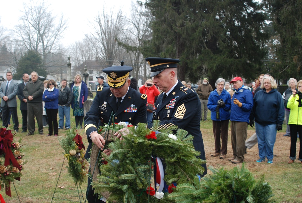 Martin Van Buren presidential wreath laying