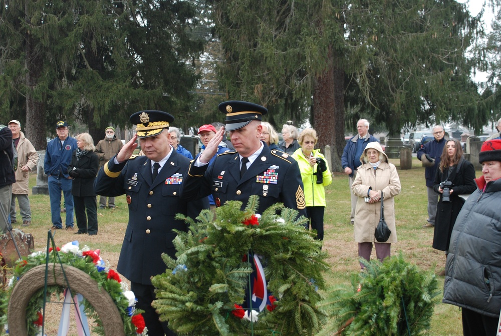 Martin Van Buren presidential wreath laying