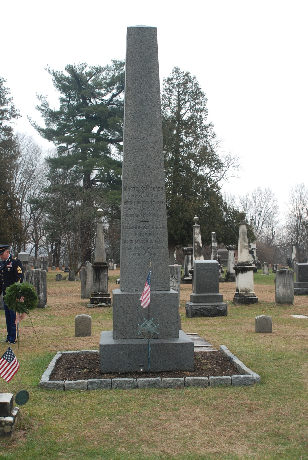 Martin Van Buren Presidential Wreath Laying
