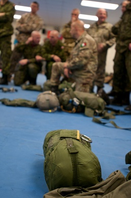 Paratroopers from across the globe prepare for a holiday tradition
