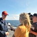 Media cover USS New York move to Mayport