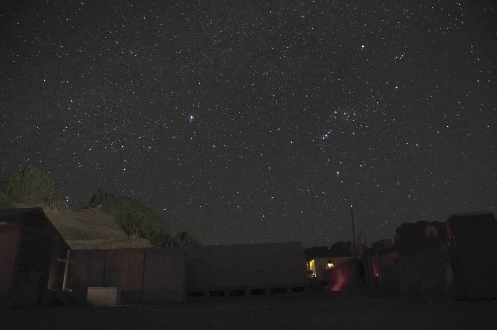 Night Sky over FOB Masum Ghar