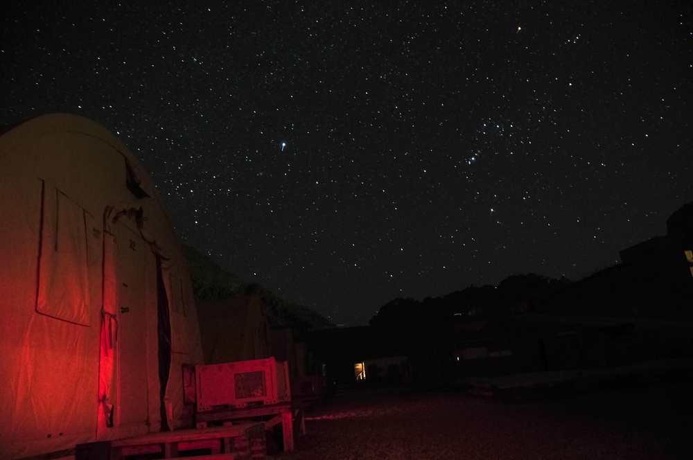 Night Sky over FOB Masum Ghar