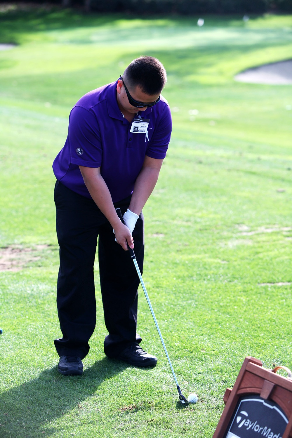 Wounded Marines rehab with pro golf help
