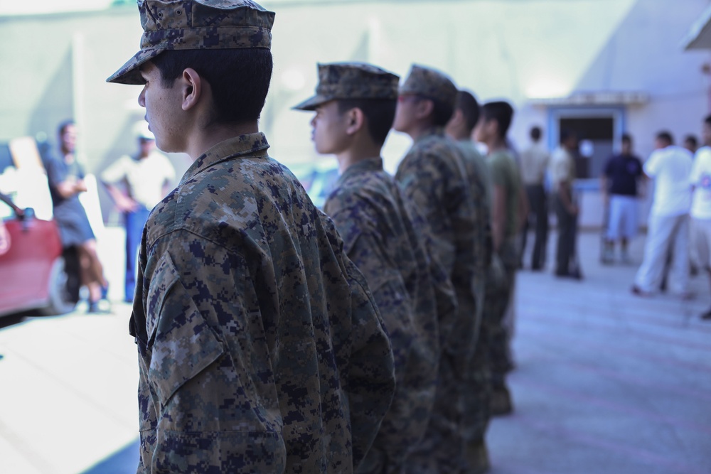 Marines visit local JROTC during Exercise Forager Fury II
