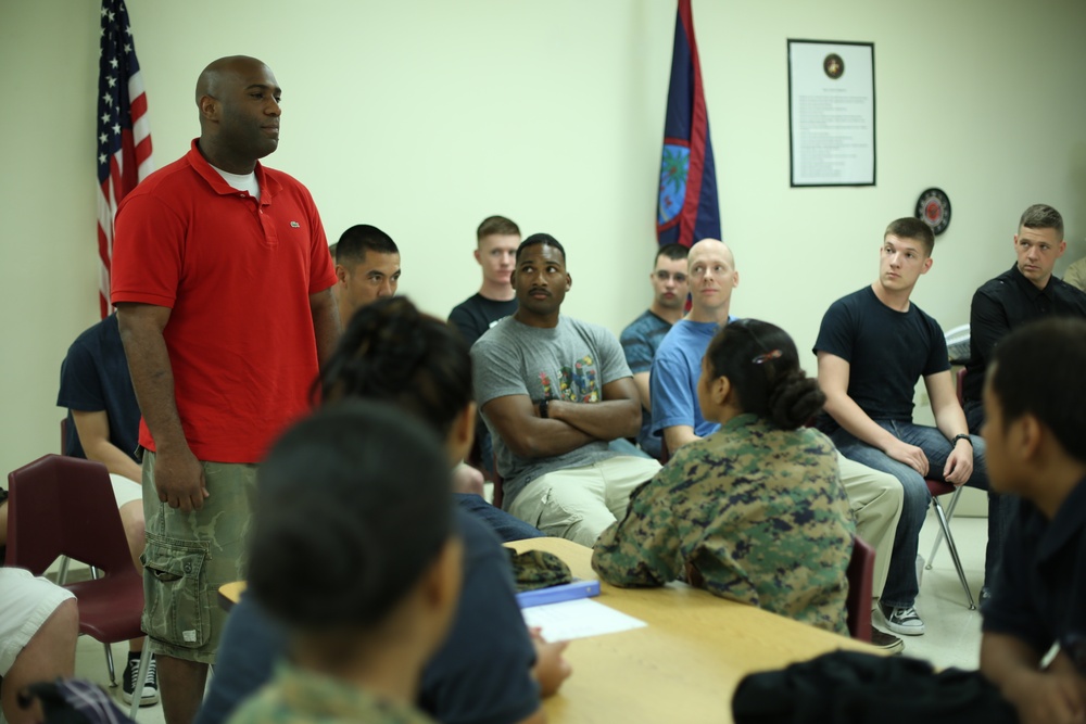 Marines visit local JROTC during Exercise Forager Fury II