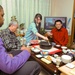 I Corps soldiers dine with Japanese families