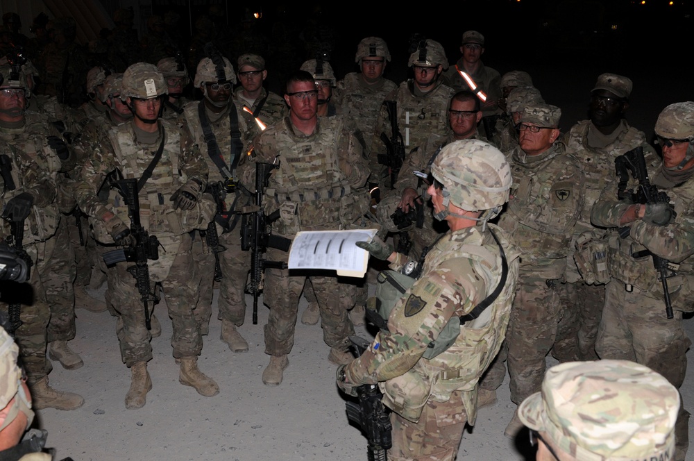 489th Engineer Battalion preps for convoy in Afghanistan