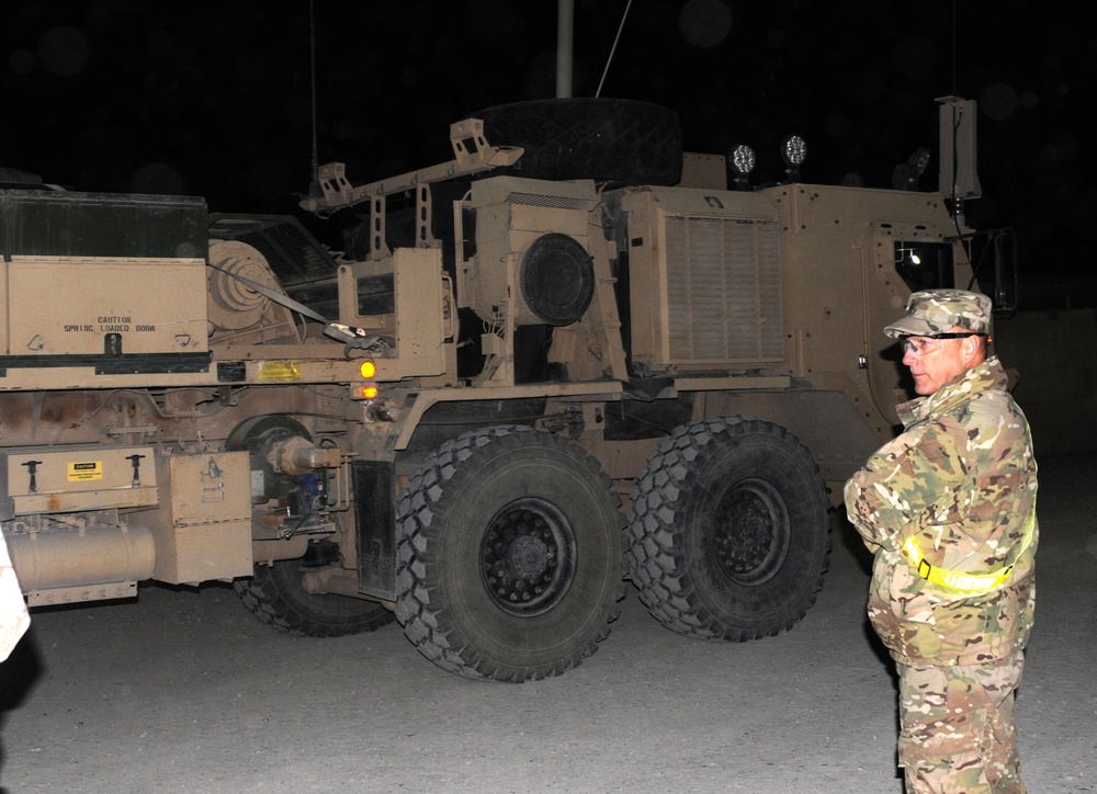 489th Engineer Battalion preps for convoy in Afghanistan