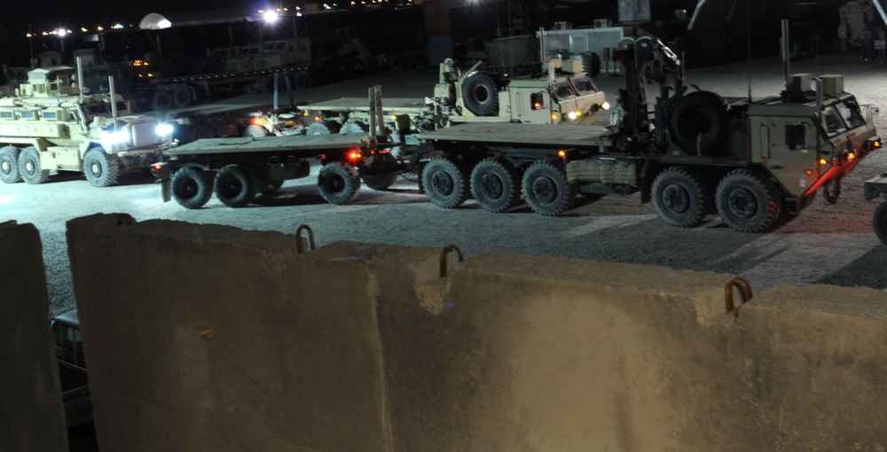 489th Engineer Battalion preps for convoy in Afghanistan