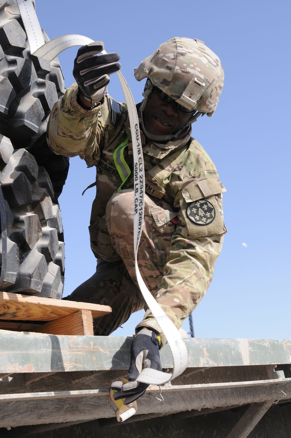 Driving retrosort: CMRE troop keeps equipment moving