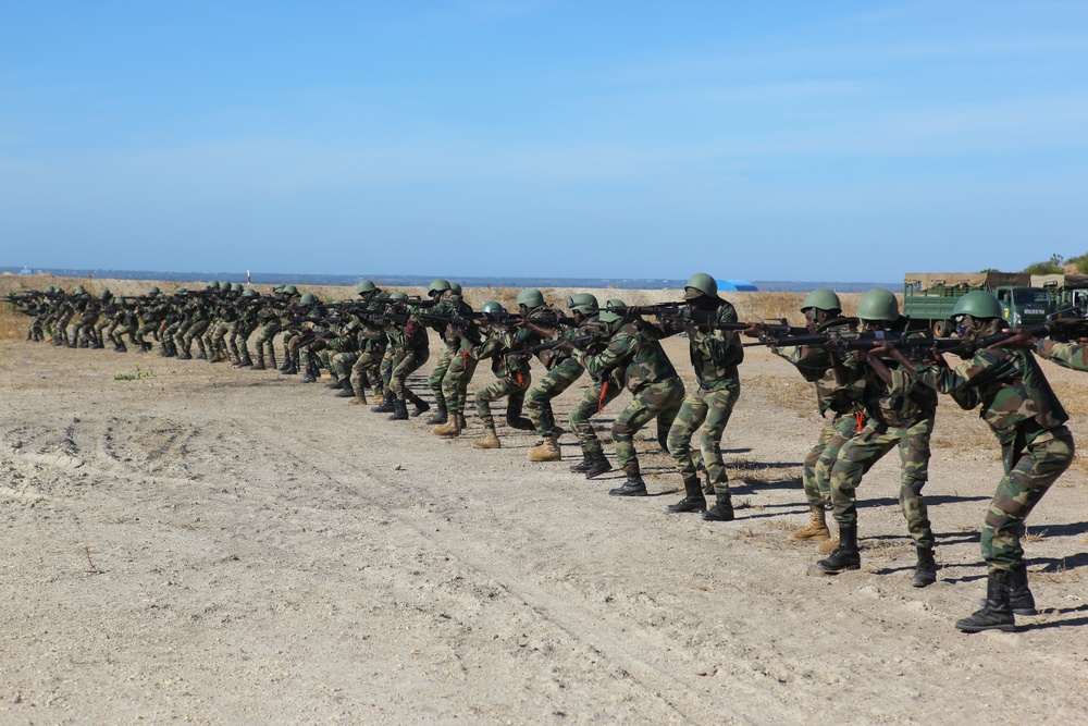 Special-Purpose Marine Air-Ground Task Force Africa 13 Marines train with Companie de Fusilier Marine Commandos