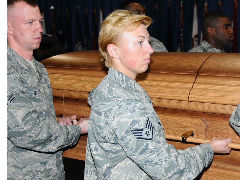 Service drives female pallbearers to excellence