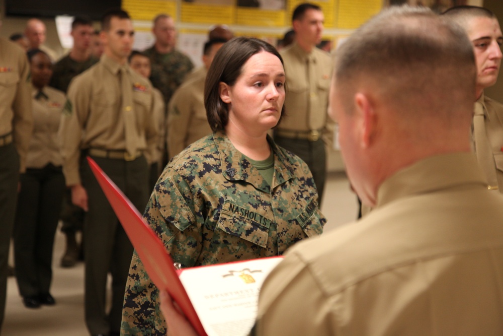 Awards for SOI-E Marines