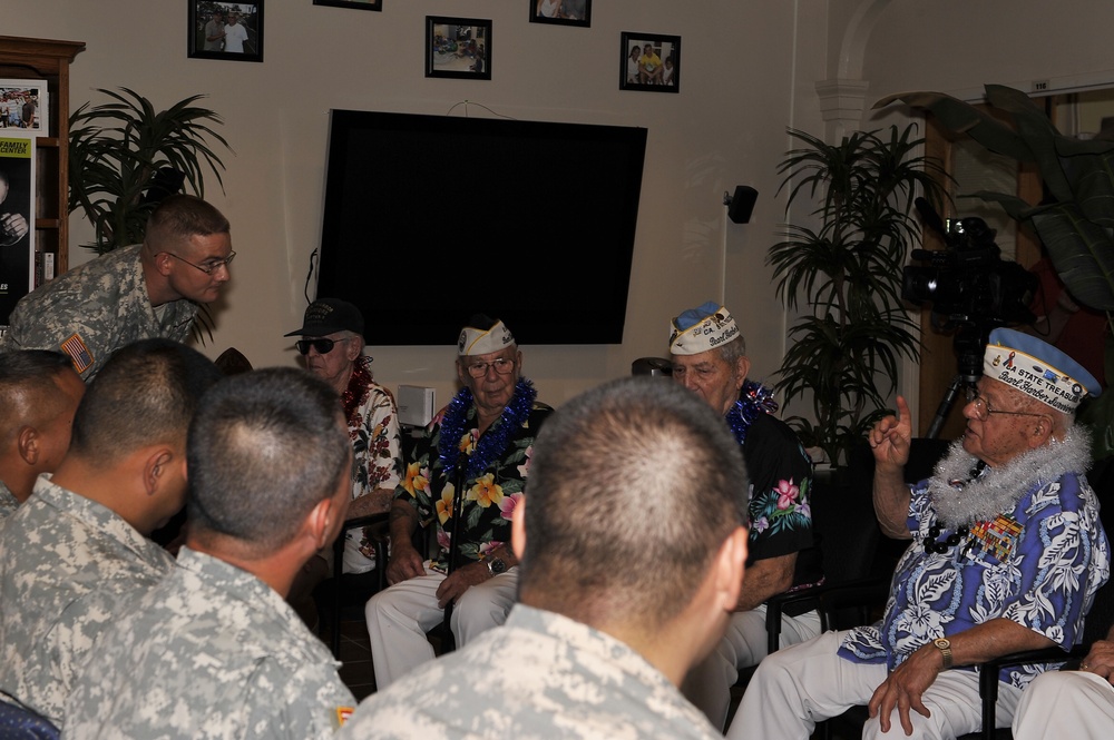 Pearl Harbor survivors visit Wheeler Airfield and Schoield Barracks