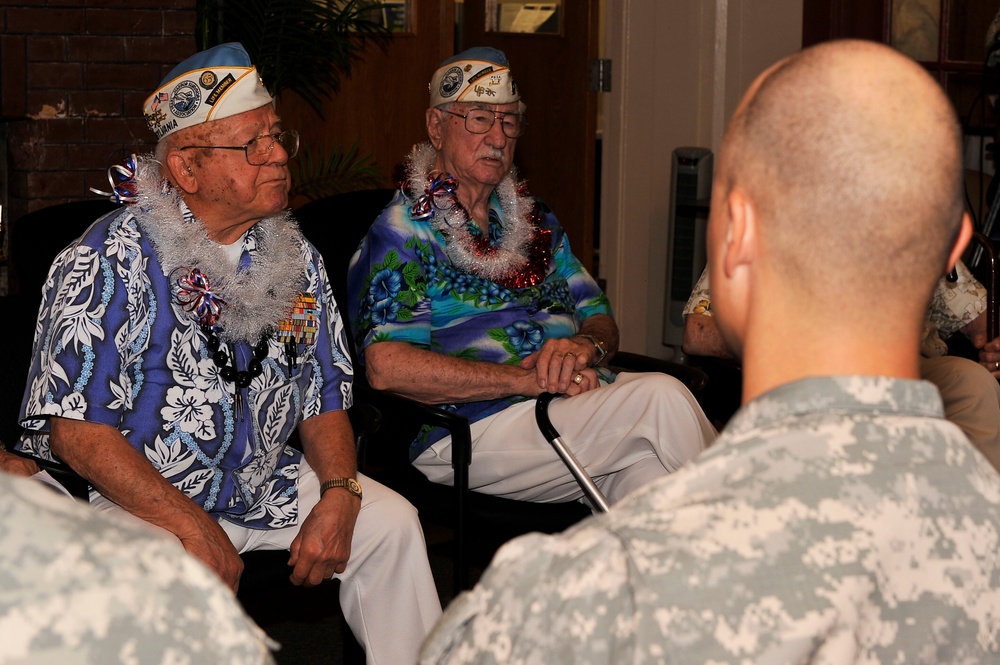 Pearl Harbor survivors visit Wheeler Airfield and Schoield Barracks