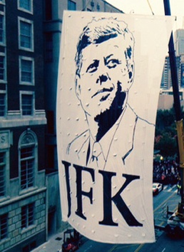 JFK 50th banner