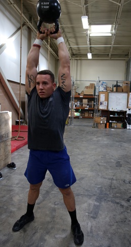 CrossFit Marine ‘throws down’ while training for a SoCal CrossFit competition