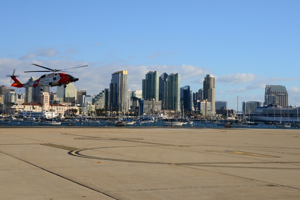 Coast Guard medevacs ailing woman from cruise ship