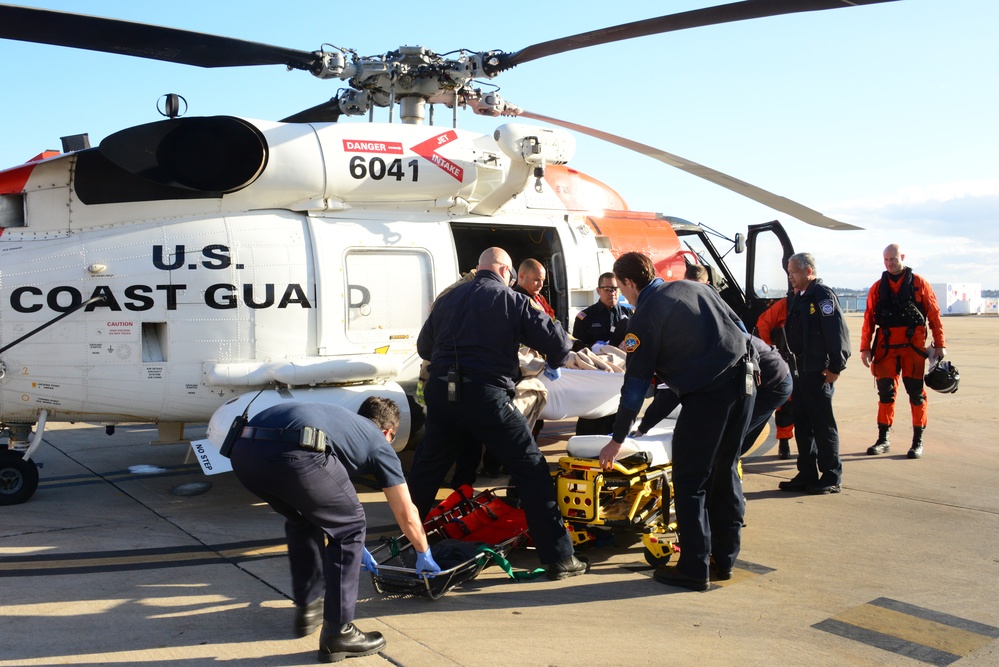 Coast Guard medevacs ailing woman from cruise ship