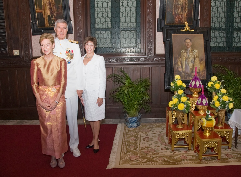 PACOM commander at the Thai Royal Palace