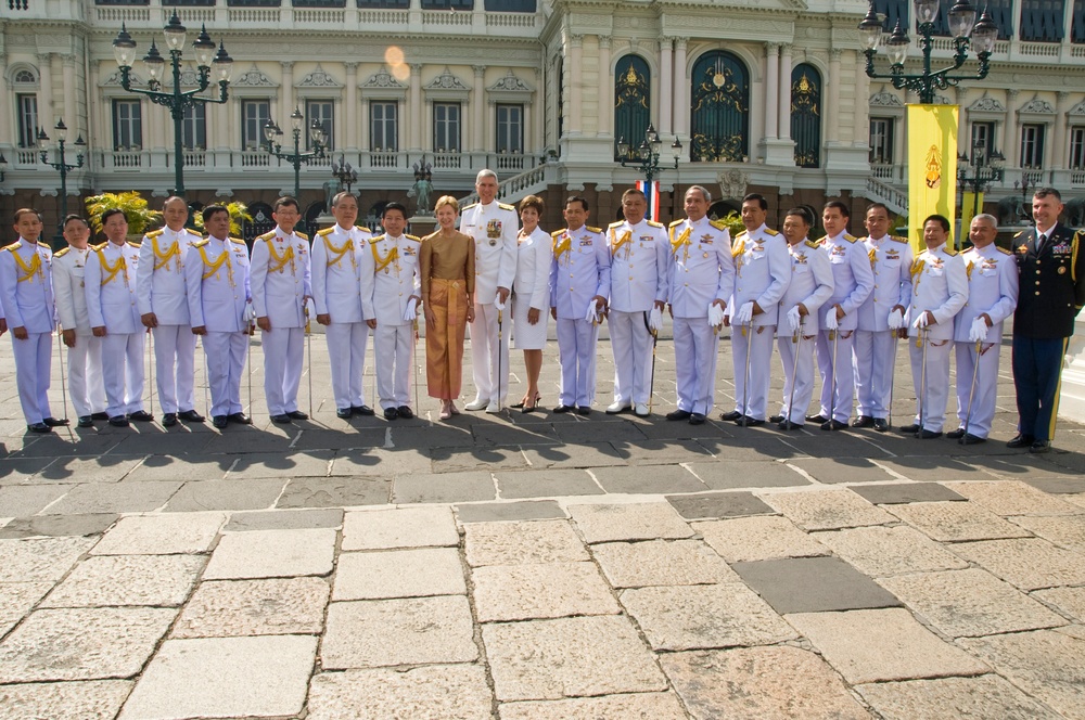 PACOM commander at the Thai Royal Palace