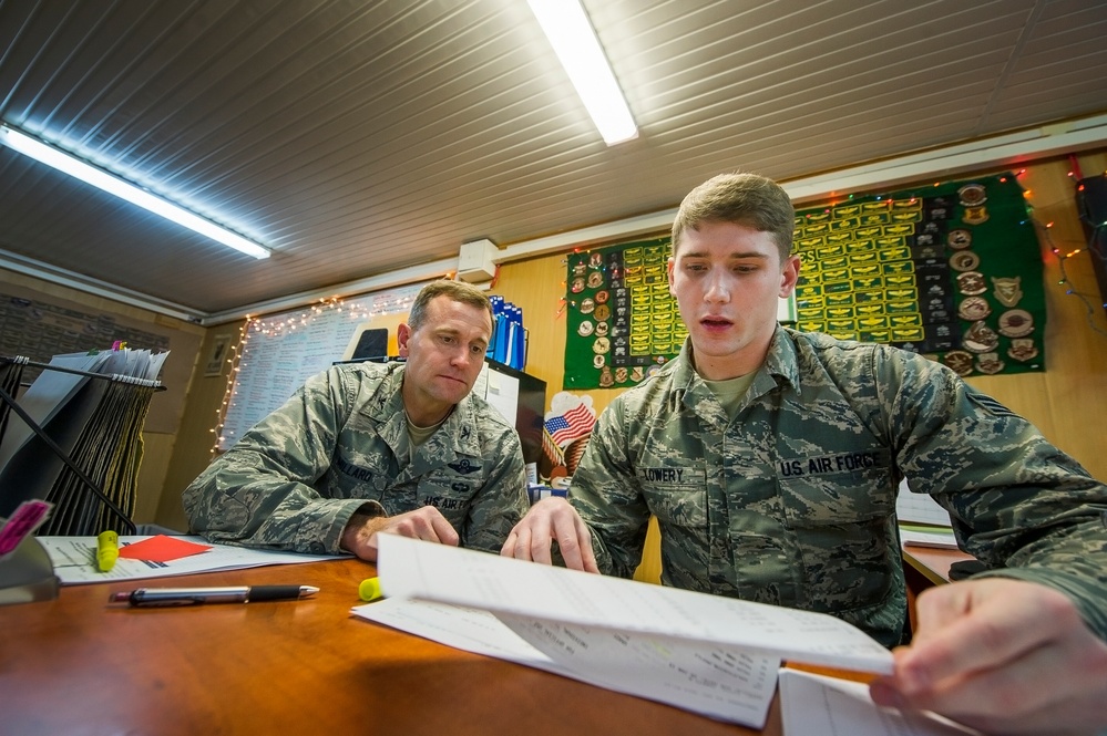 TCM Shadow Program: Commander visits Airman at work