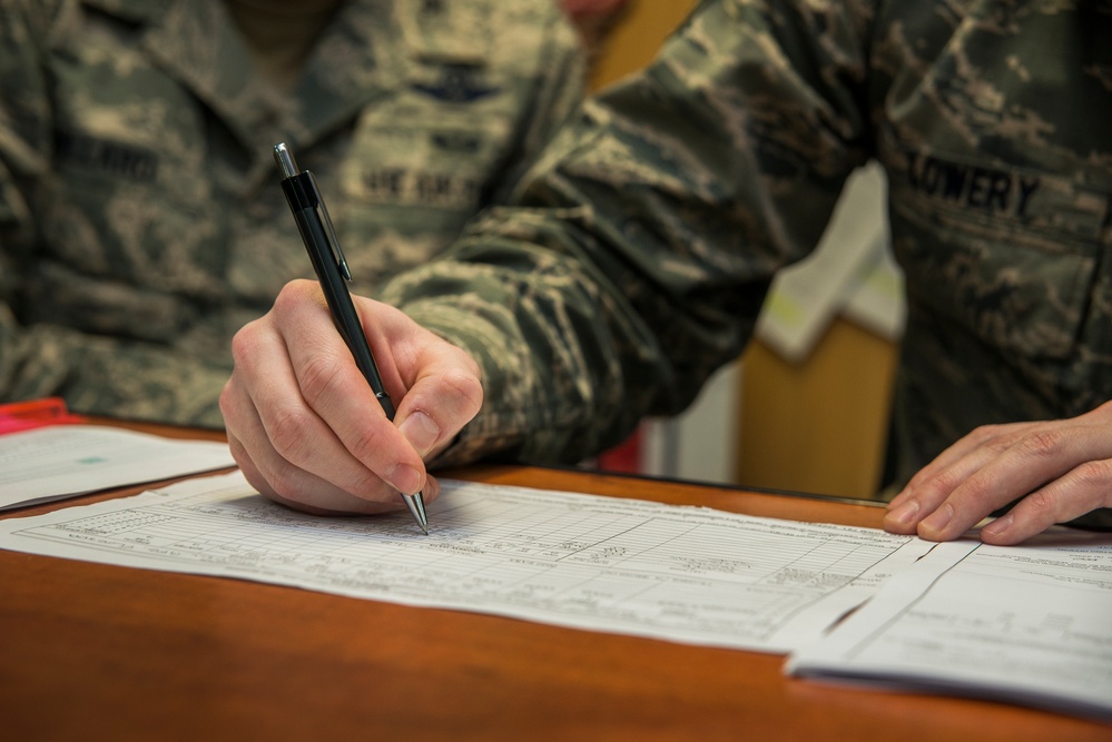 TCM Shadow Program: Commander visits Airman at work