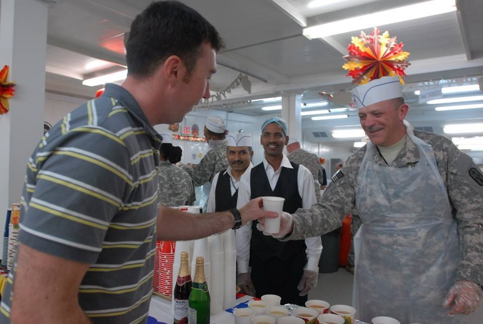371st SB celebrates Thanksgiving while deployed to Camp Arifjan, Kuwait
