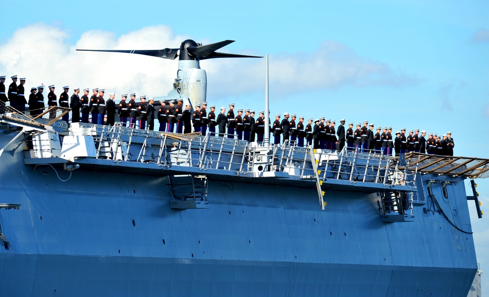 USS New York operations