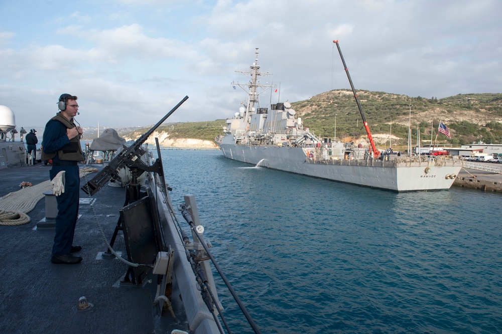 USS Stout operations