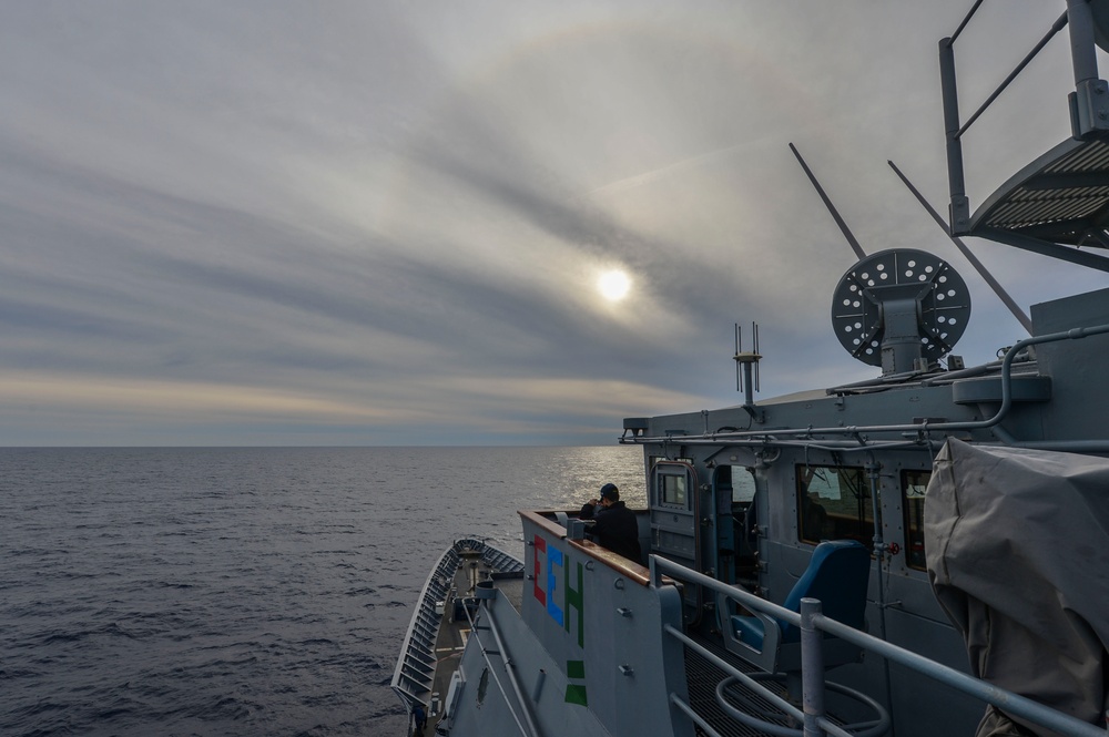 USS Monterey operations