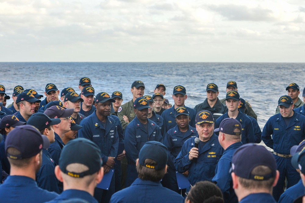 USS Monterey operations