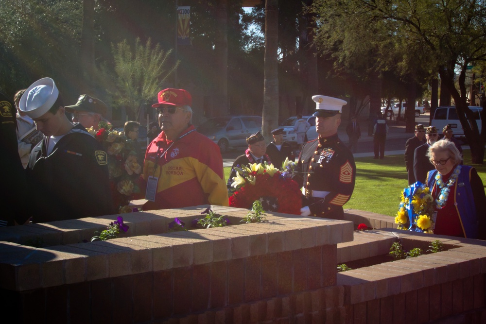Day in infamy: Marines salute Arizona's fallen