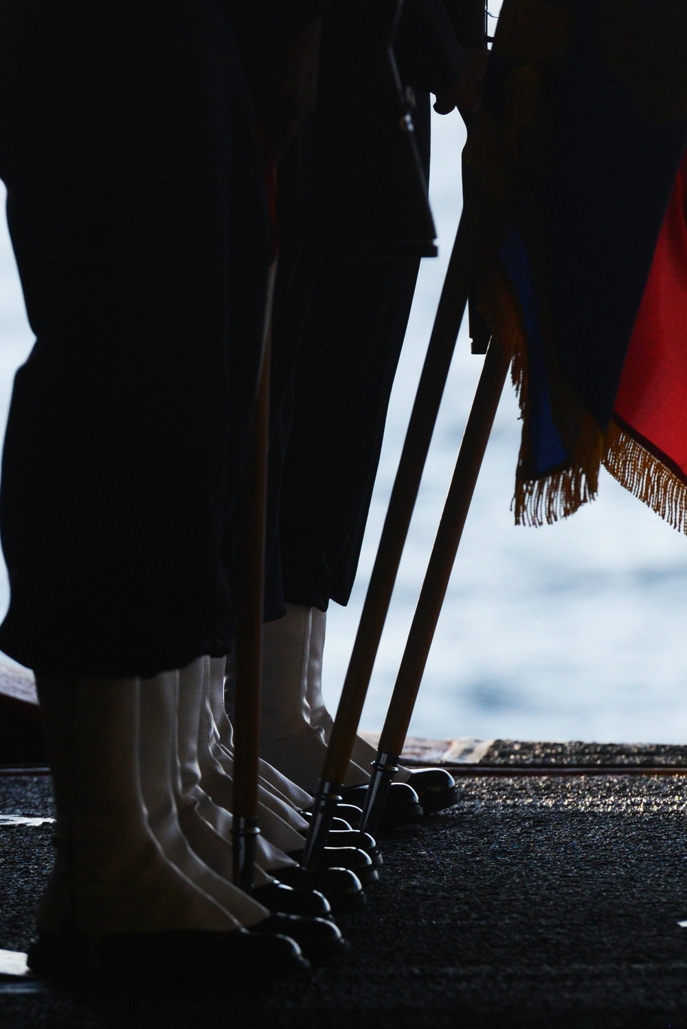 USS Bataan sailors conduct burial at sea
